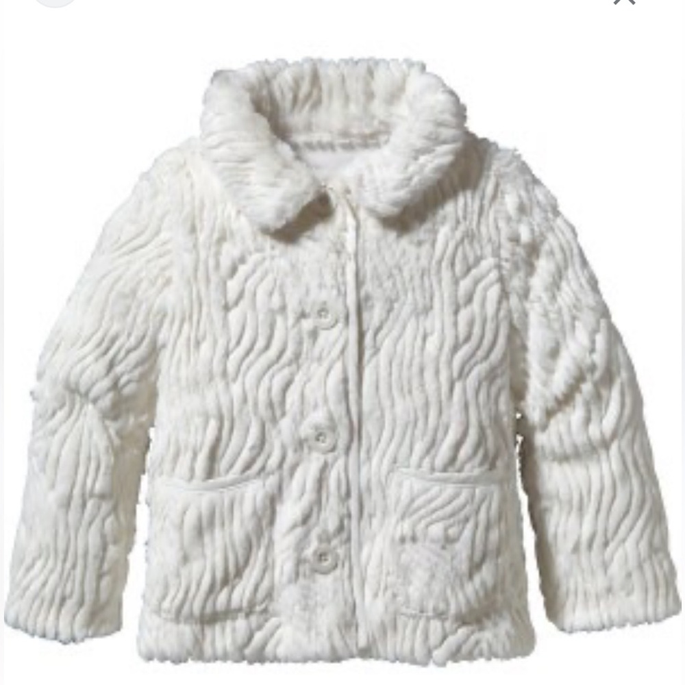 Patagonia Baby  Pelage white Jacket Size 6M